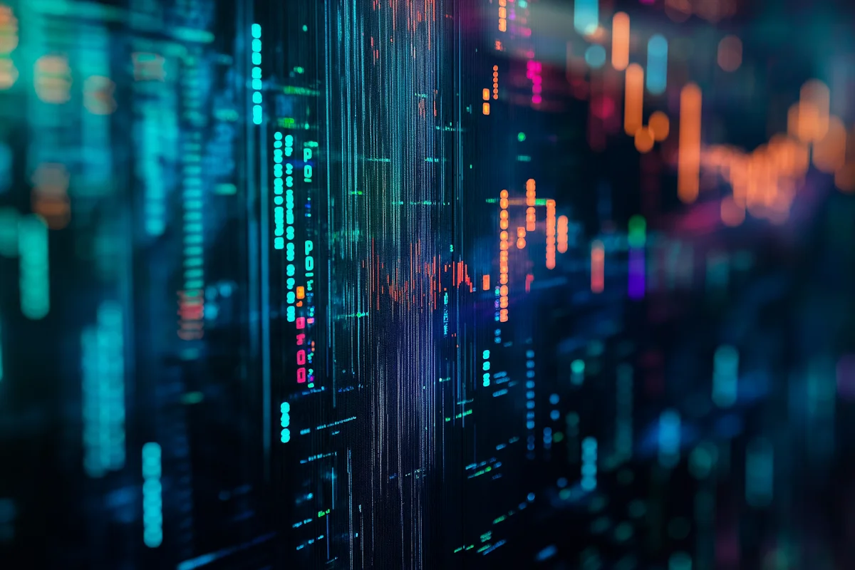 Abstract visualization of connected data